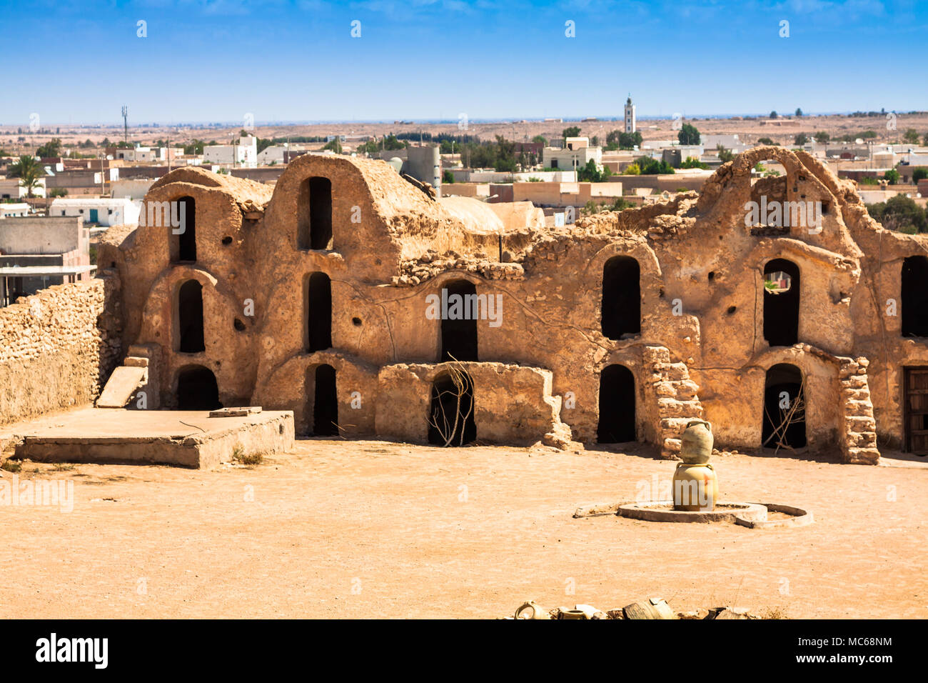 Nabeul (Tunisie) : traditionnel ksour (Grenier fortifié berbère) Banque D'Images