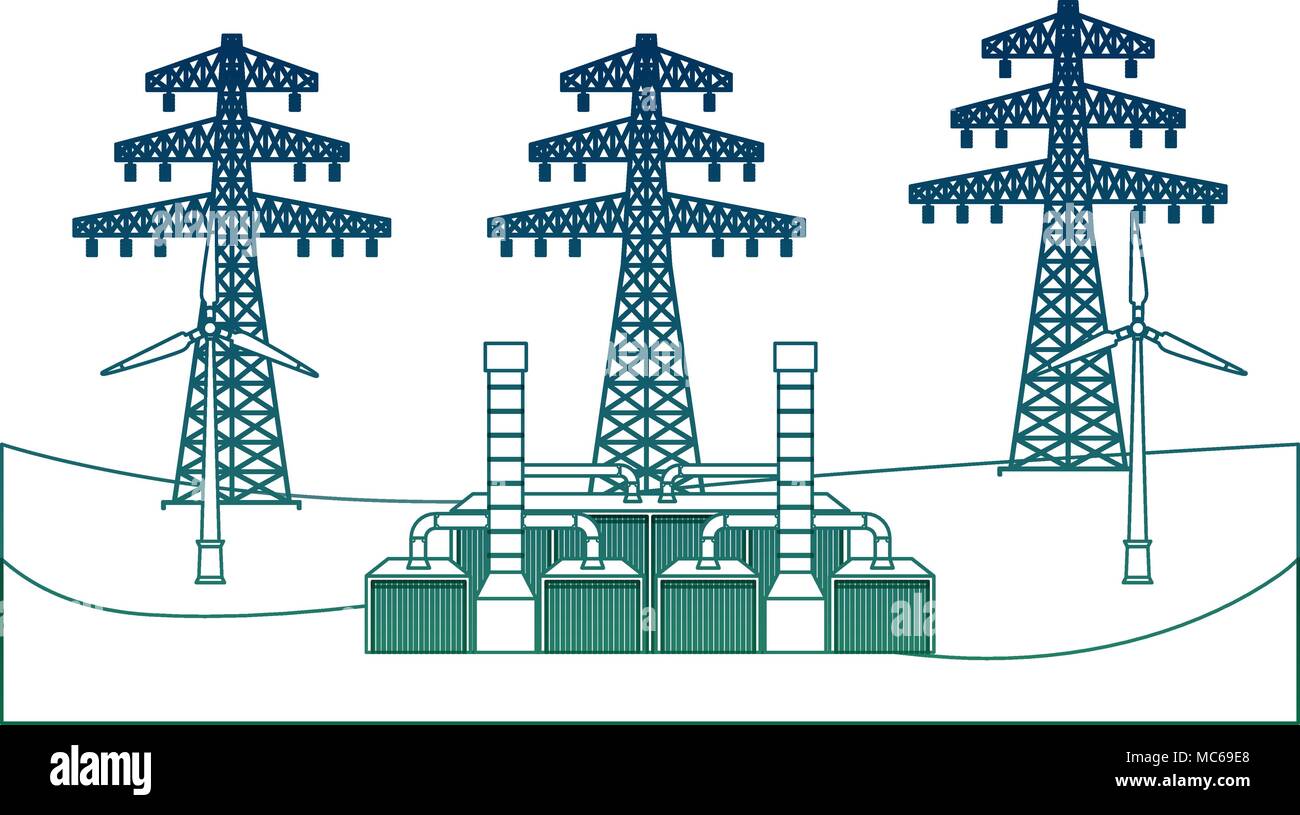 Écologie l'énergie de remplacement Illustration de Vecteur
