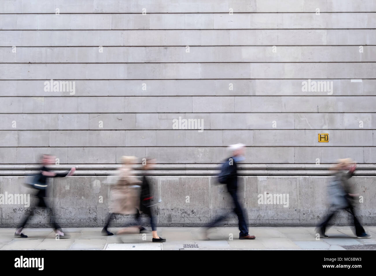 Navetteurs Banque D'Images