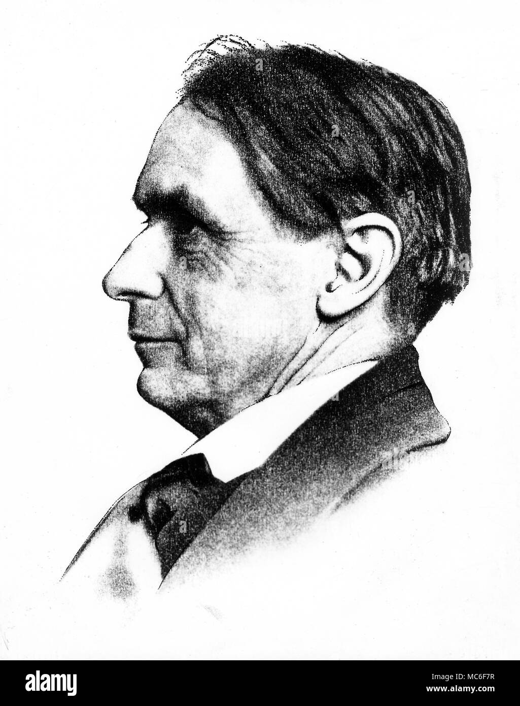 Occultistes - Rudolf Steiner - dimensions basé sur une photographie prise en 1923. Banque D'Images