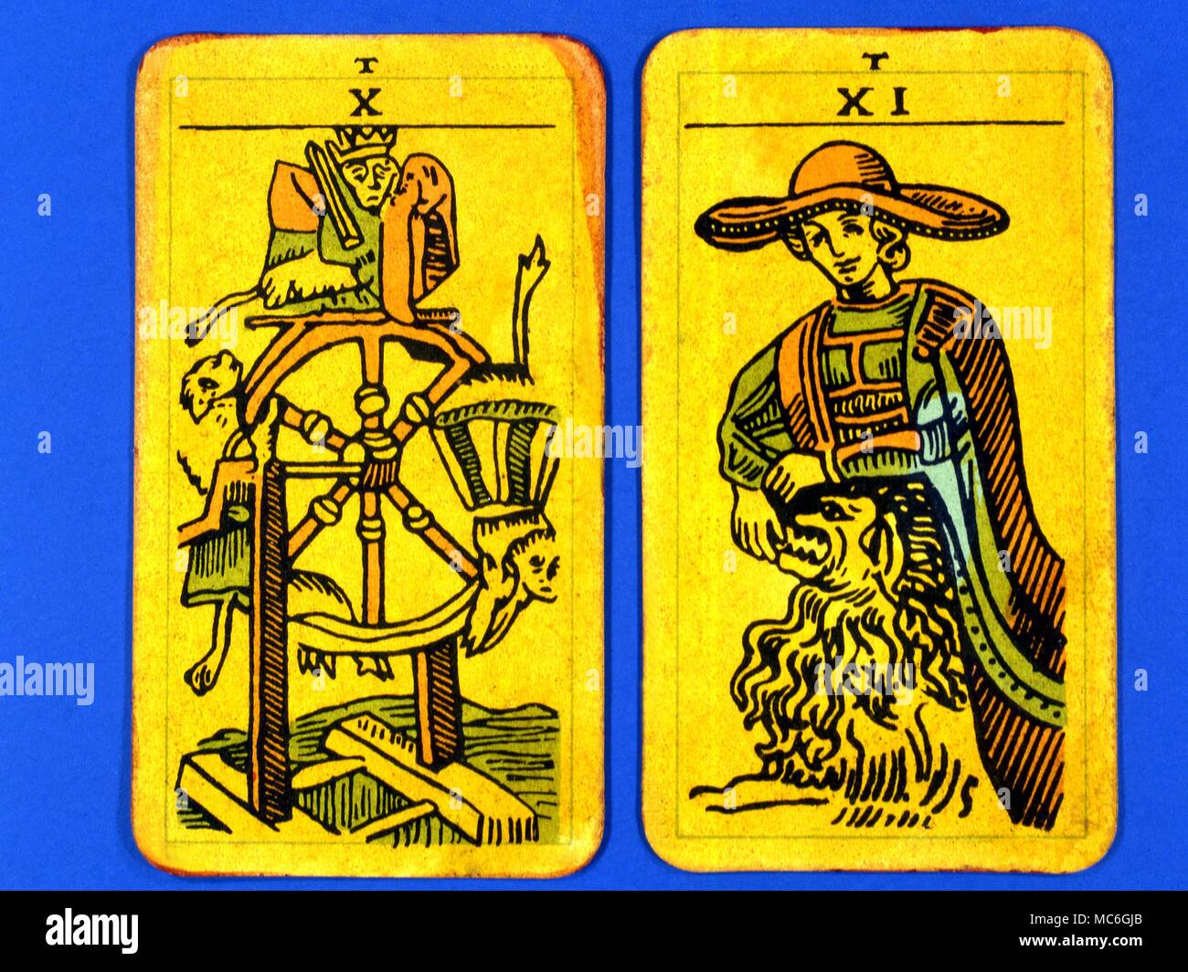 Roue De La Fortune Tarot Combinaison Tarot wheel fortune Banque de photographies et d'images à haute résolution  - Alamy