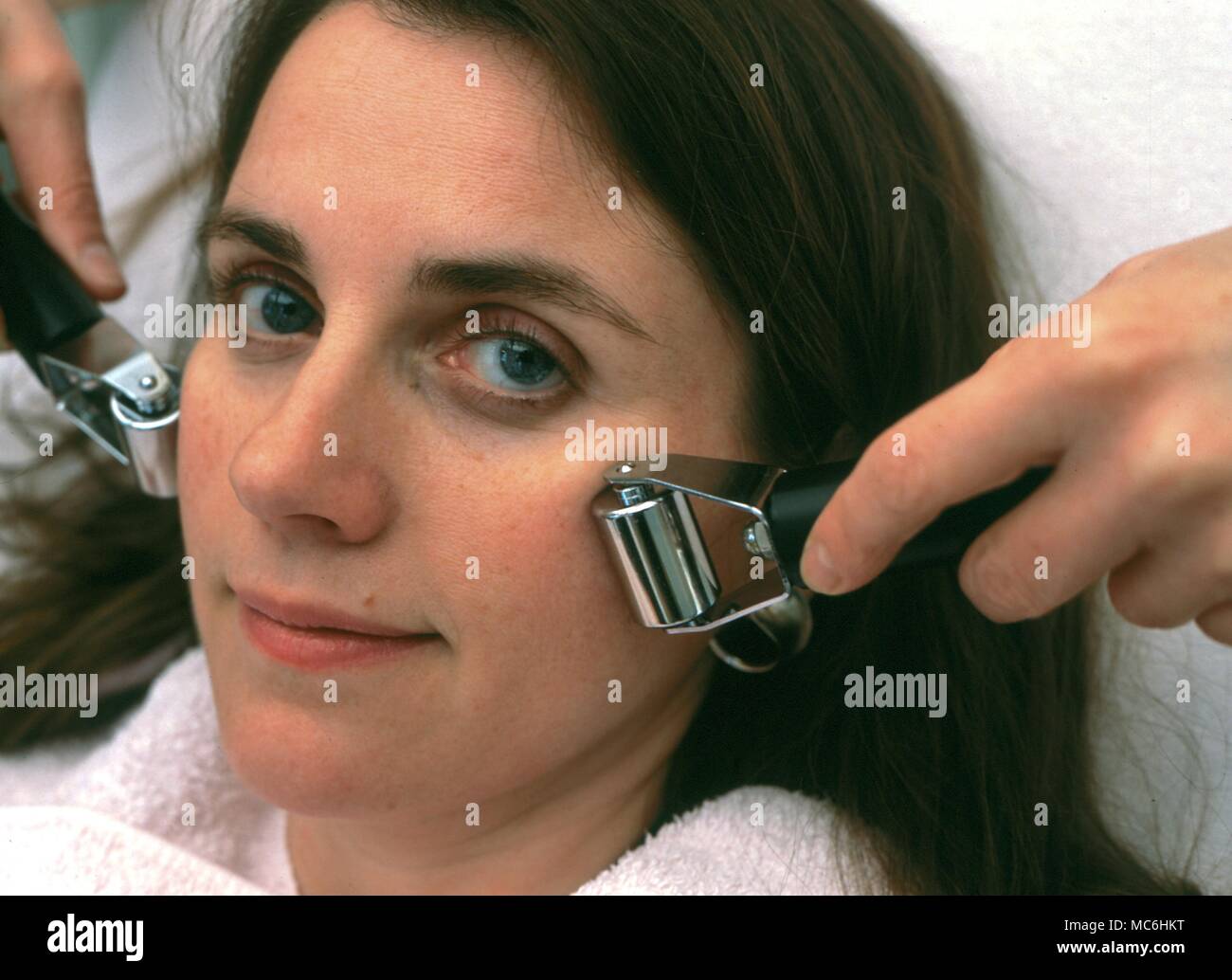 Soin de beauté dans un salon de la Santé Banque D'Images