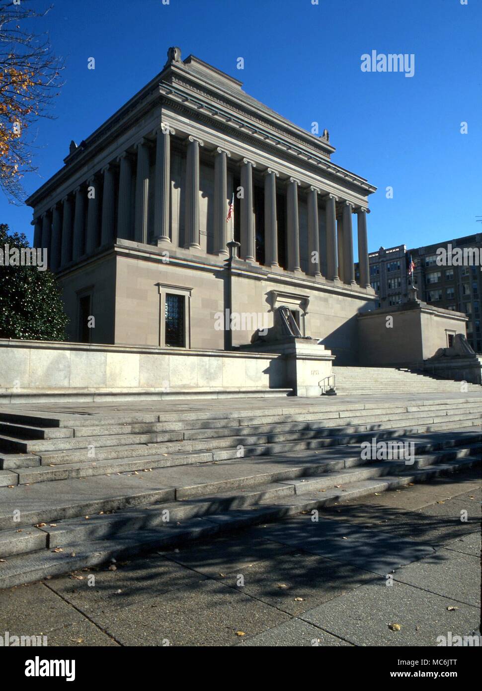 De l'extérieur du Temple Maçonnique du Conseil suprême, le sud du territoire, Washington DC Banque D'Images