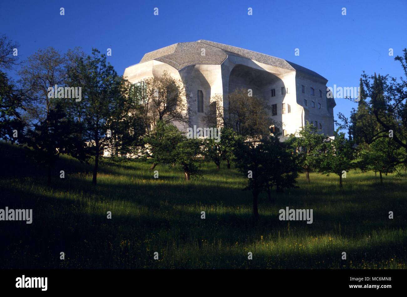 L'anthroposophie le Goetheanum conçu par le esotericist Rudolf Steiner. Banque D'Images