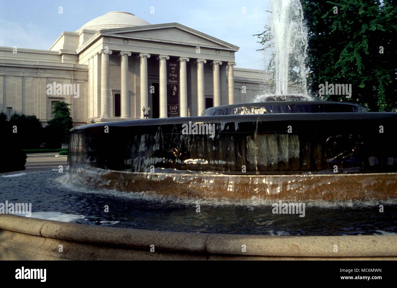 L'Andrew Mellon Fontaine Memorial à Washington DC. Banque D'Images