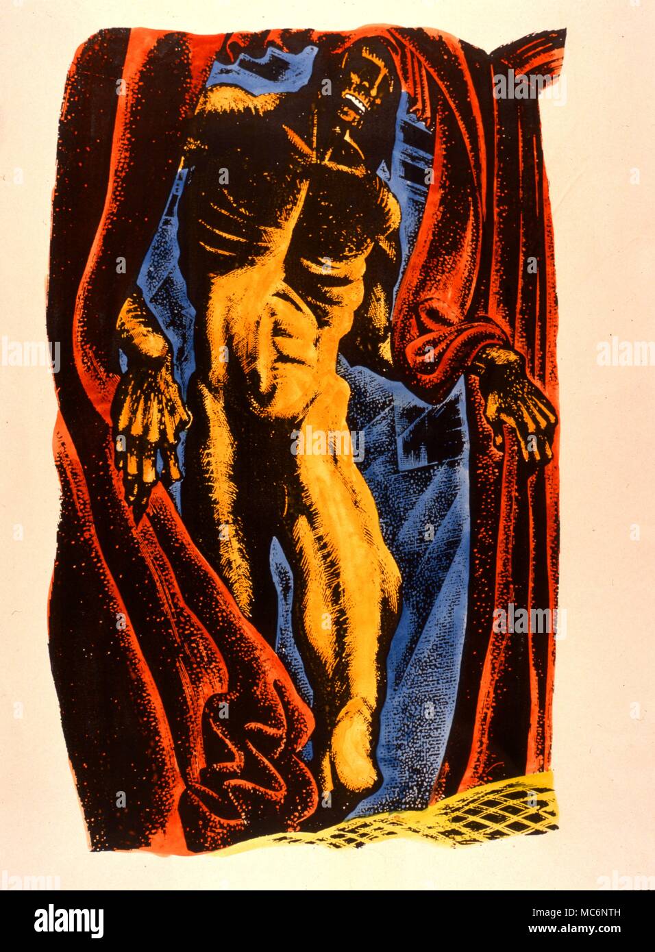 La main, illustration par Lynd Ward (1934) pour une édition de Mary Shelley's nove (Smith et Haas). Banque D'Images