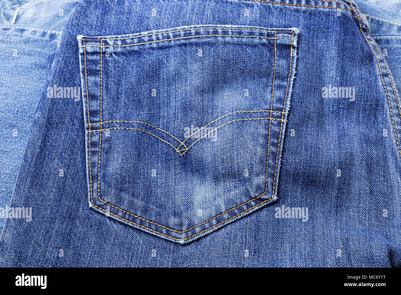 Fond de poche de pantalon cowboy ton bleu Photo Stock - Alamy