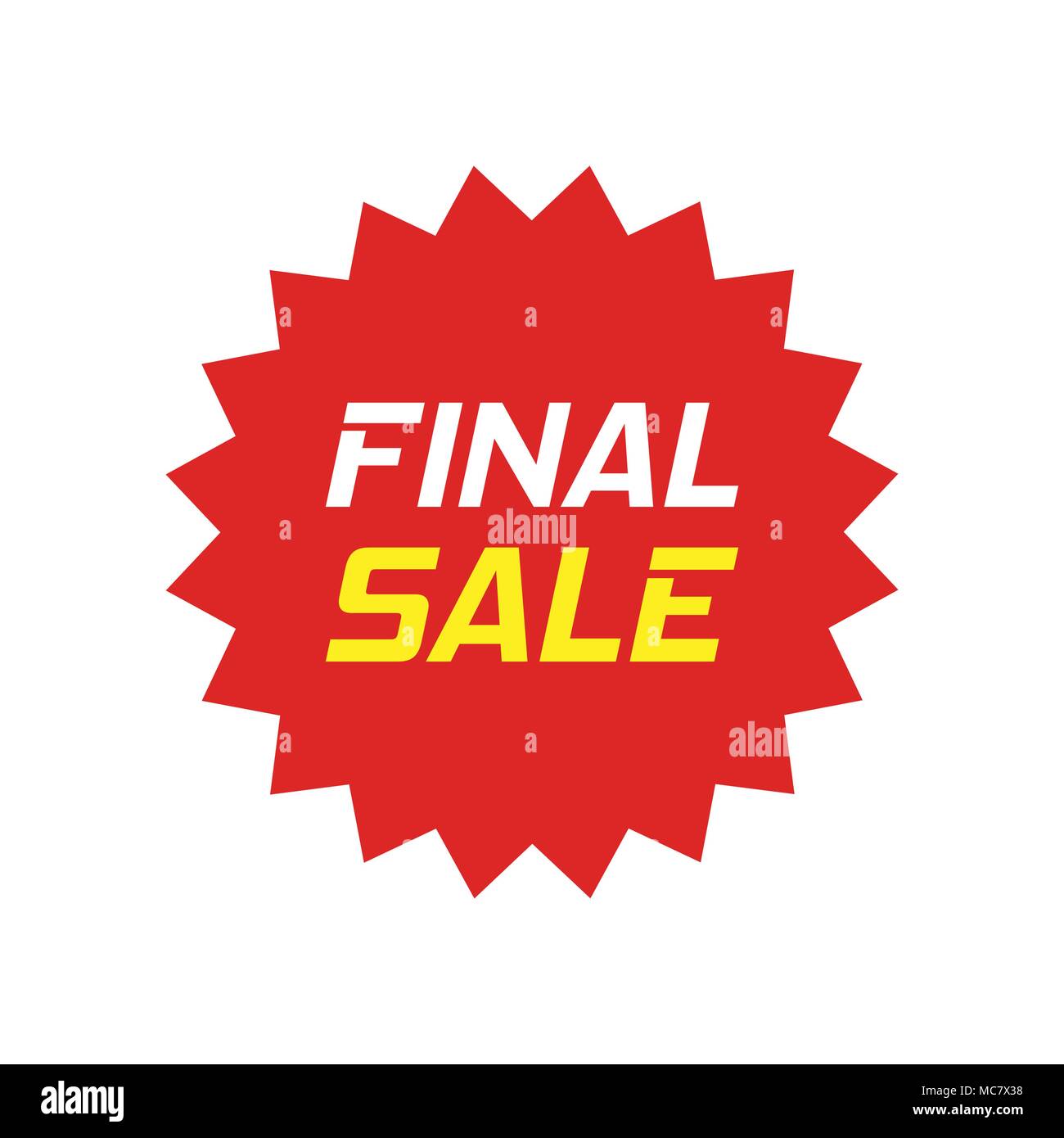 Autocollant d'escompte dans l'icône vecteur télévision style. Vente tag ouvrez une illustration sur fond blanc isolé. Promotion discount vente final concept. Illustration de Vecteur