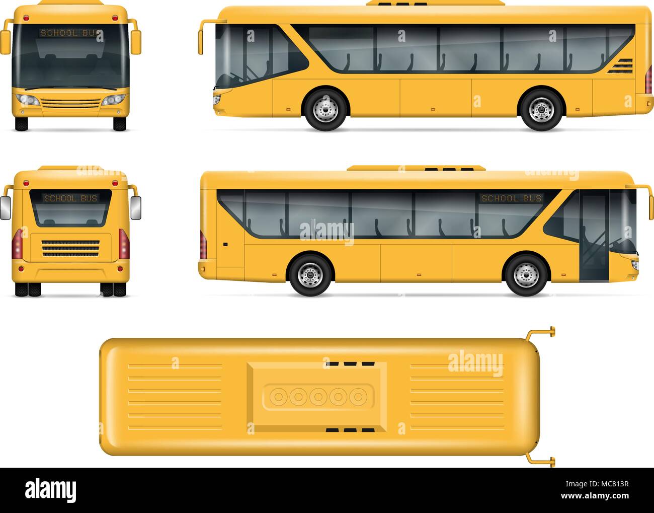 Grand Modèle De Jouet Autobus Scolaire Pour Enfants Avec Son