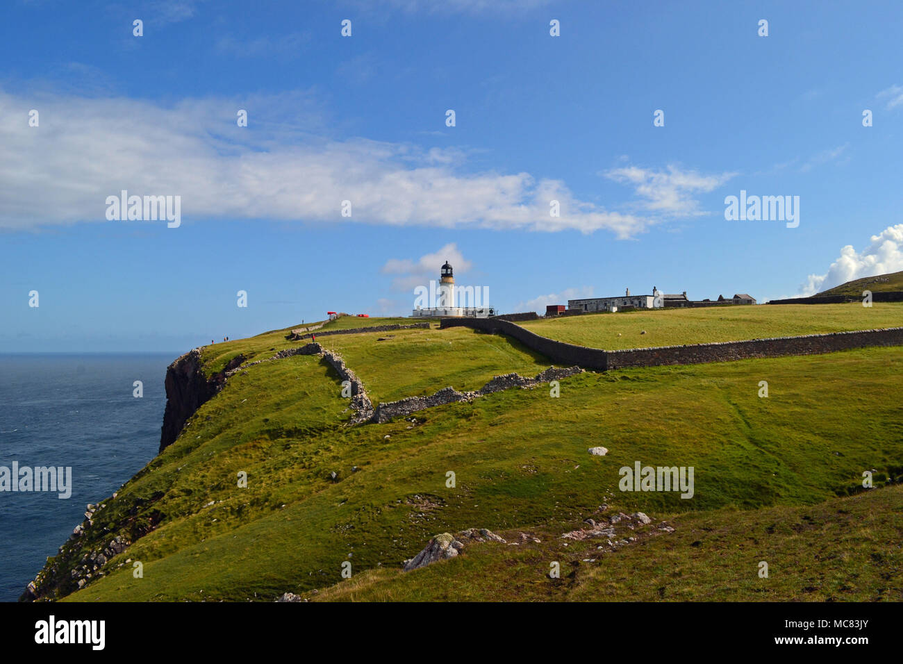 Le phare de Cape Wrath, Cape Wrath, Highlands, Scotland Banque D'Images
