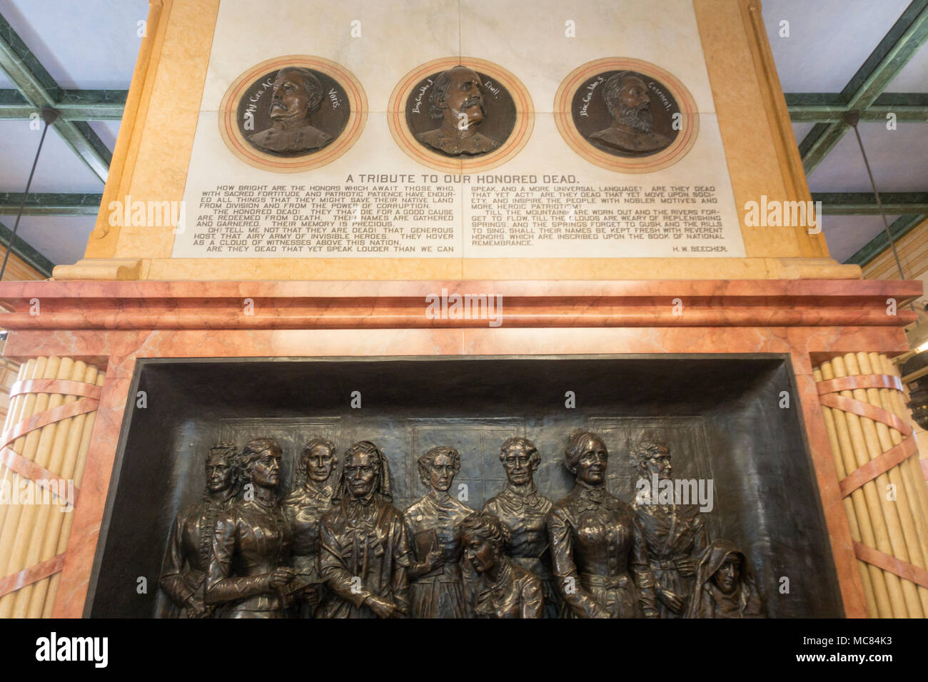 Monument aux soldats et marins Cleveland Ohio Banque D'Images