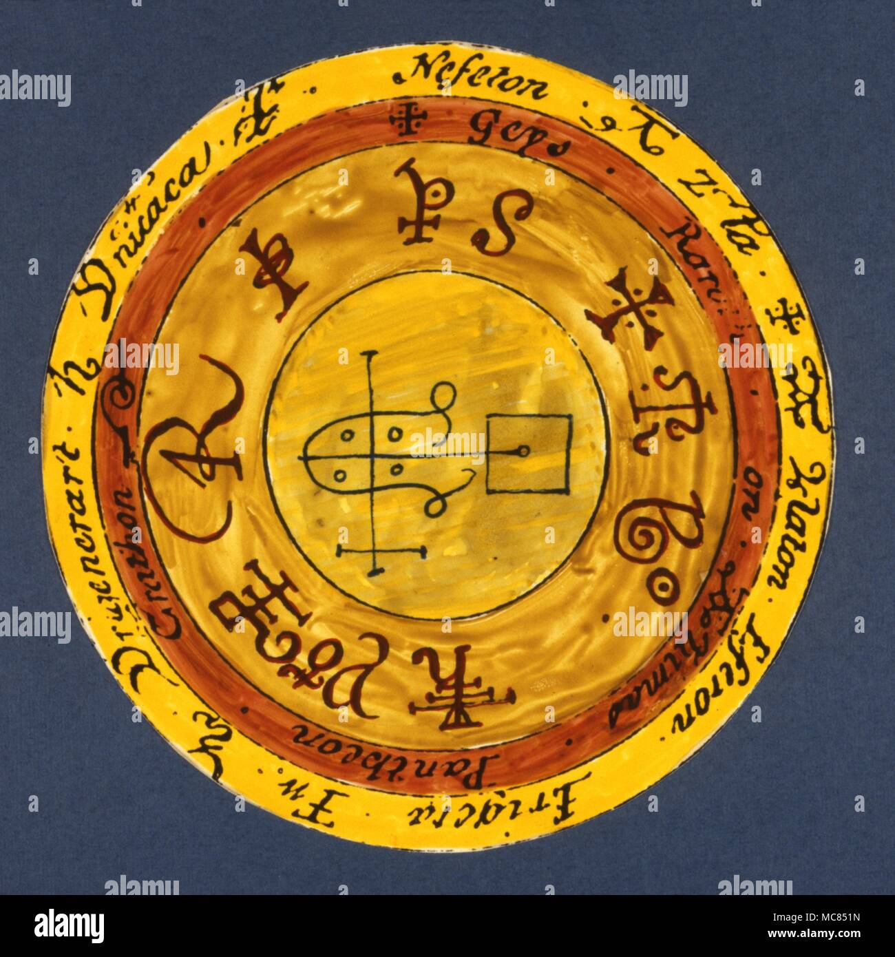 Le sceau de la magie [Center] cercle pour le démon GAAP, alias Goap Touchez  ant, l'un des 72 Esprits de Salomon, et, selon les listes d'Énochien, Roi de  l'Est. Joint de la