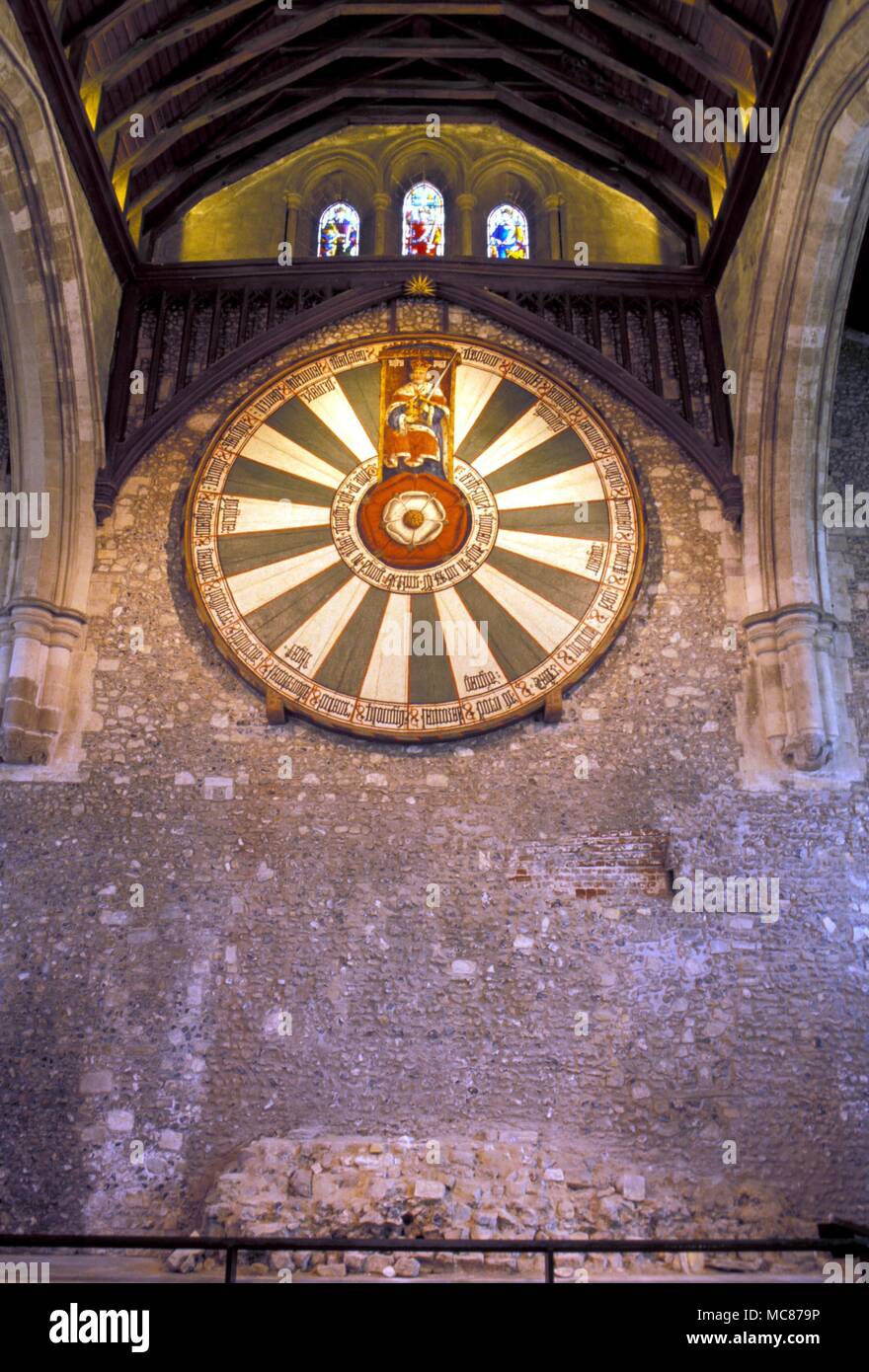 Table Arthurienne Winchester arthurian round table Banque de photographies et d’images à ...