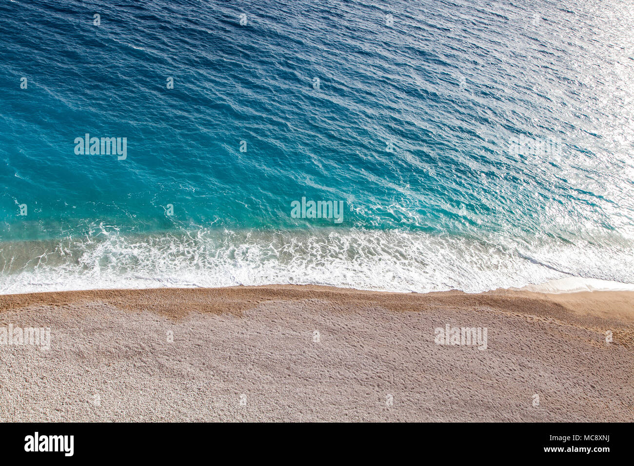 Une vue de la plage de Kaputas en Turquie. Banque D'Images