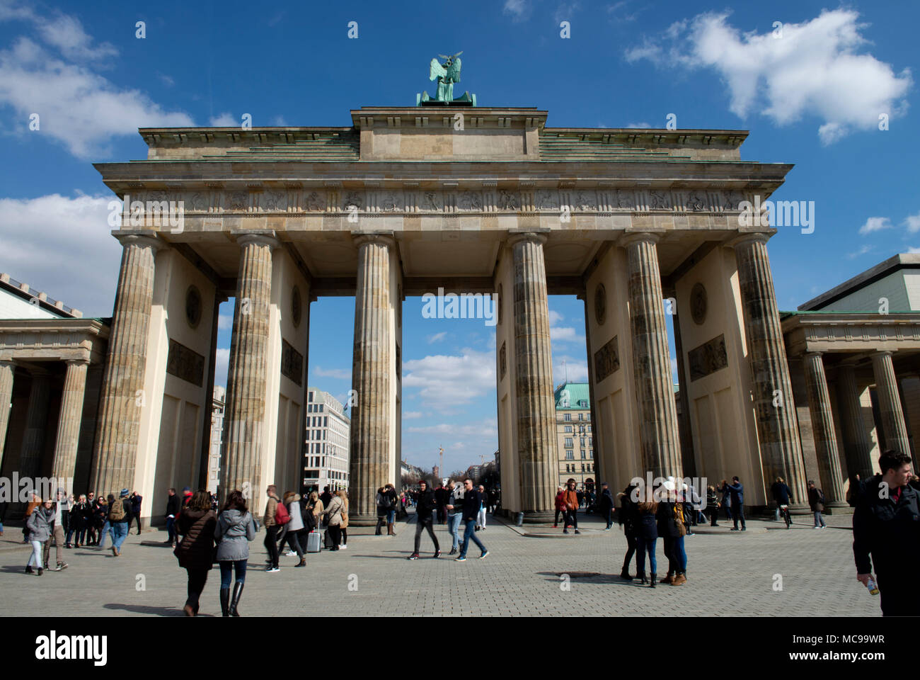 Porte de Brandebourg, Berlin, Allemagne Banque D'Images