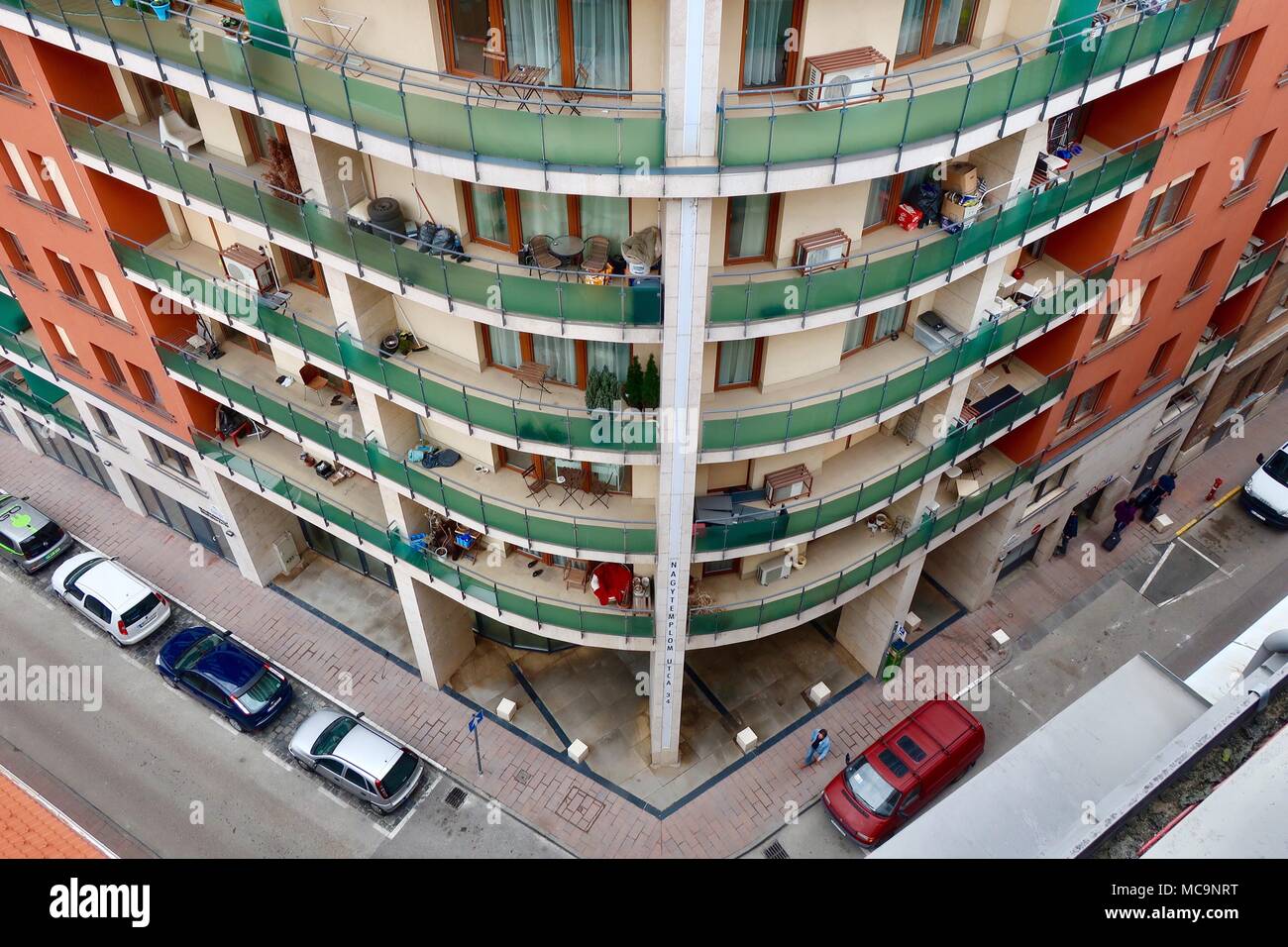 Appartements / Appartements / kerulet dans le district 8. Nagytemplom utca 34, Budapest, Hongrie. Banque D'Images