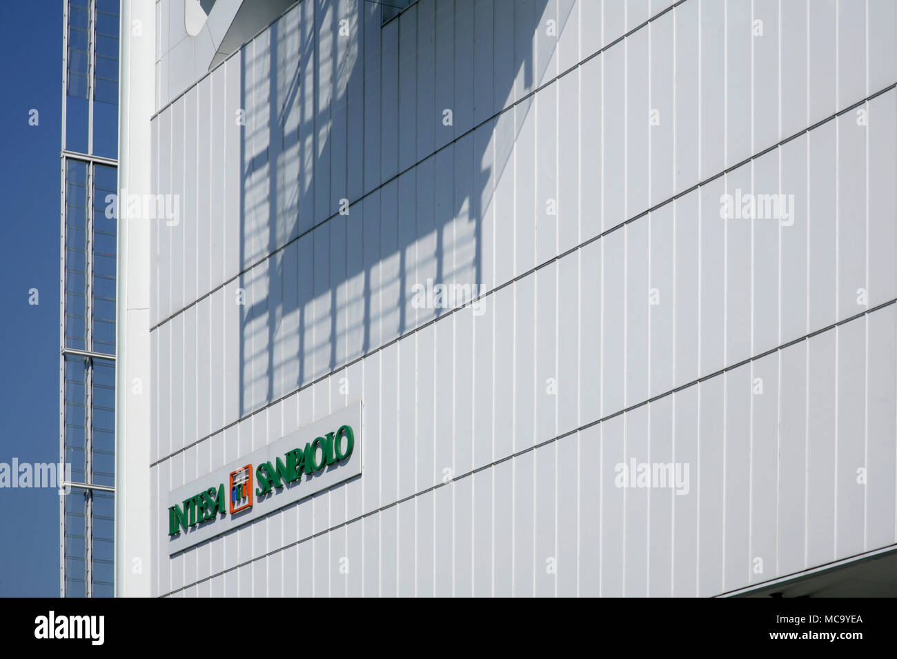 Le Renzo Piano-conçu Grattacielo bâtiment Intesa Sanpaolo, Turin, Italie. Banque D'Images