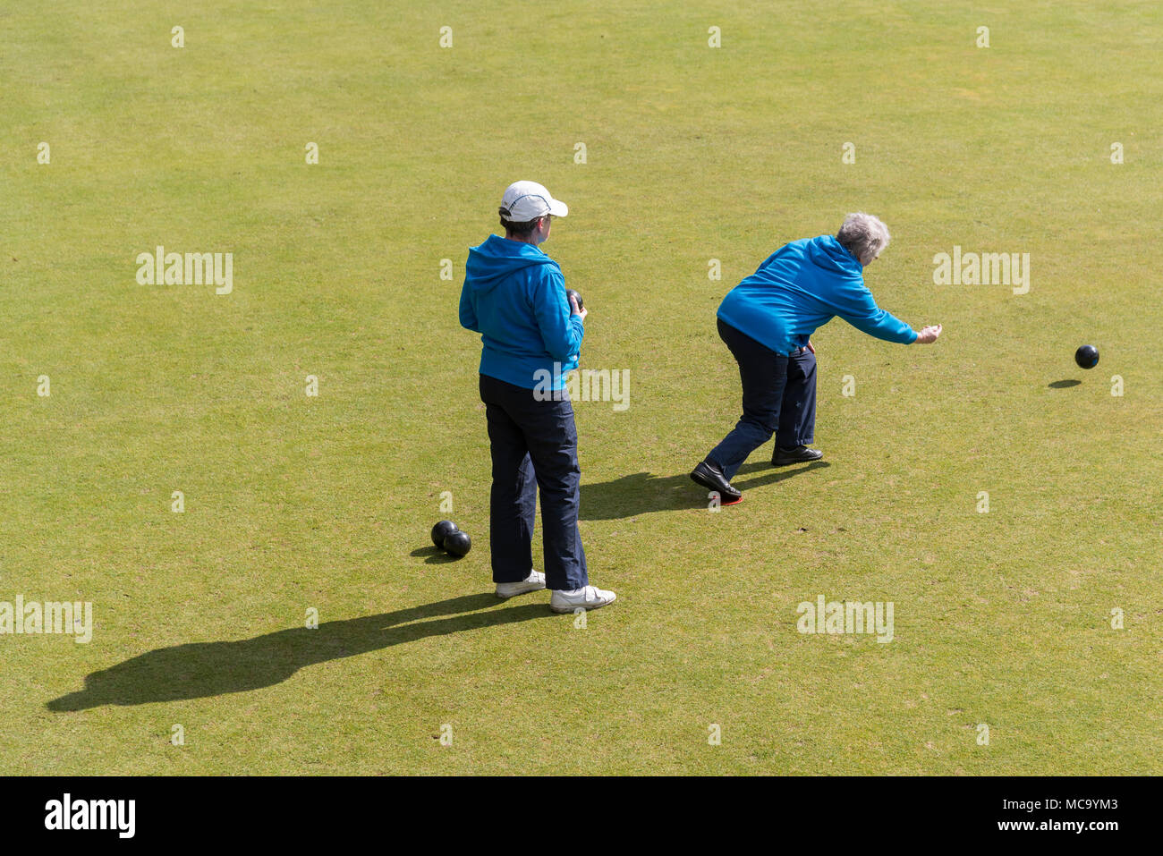 Chers green bowling de la couronne Banque D'Images