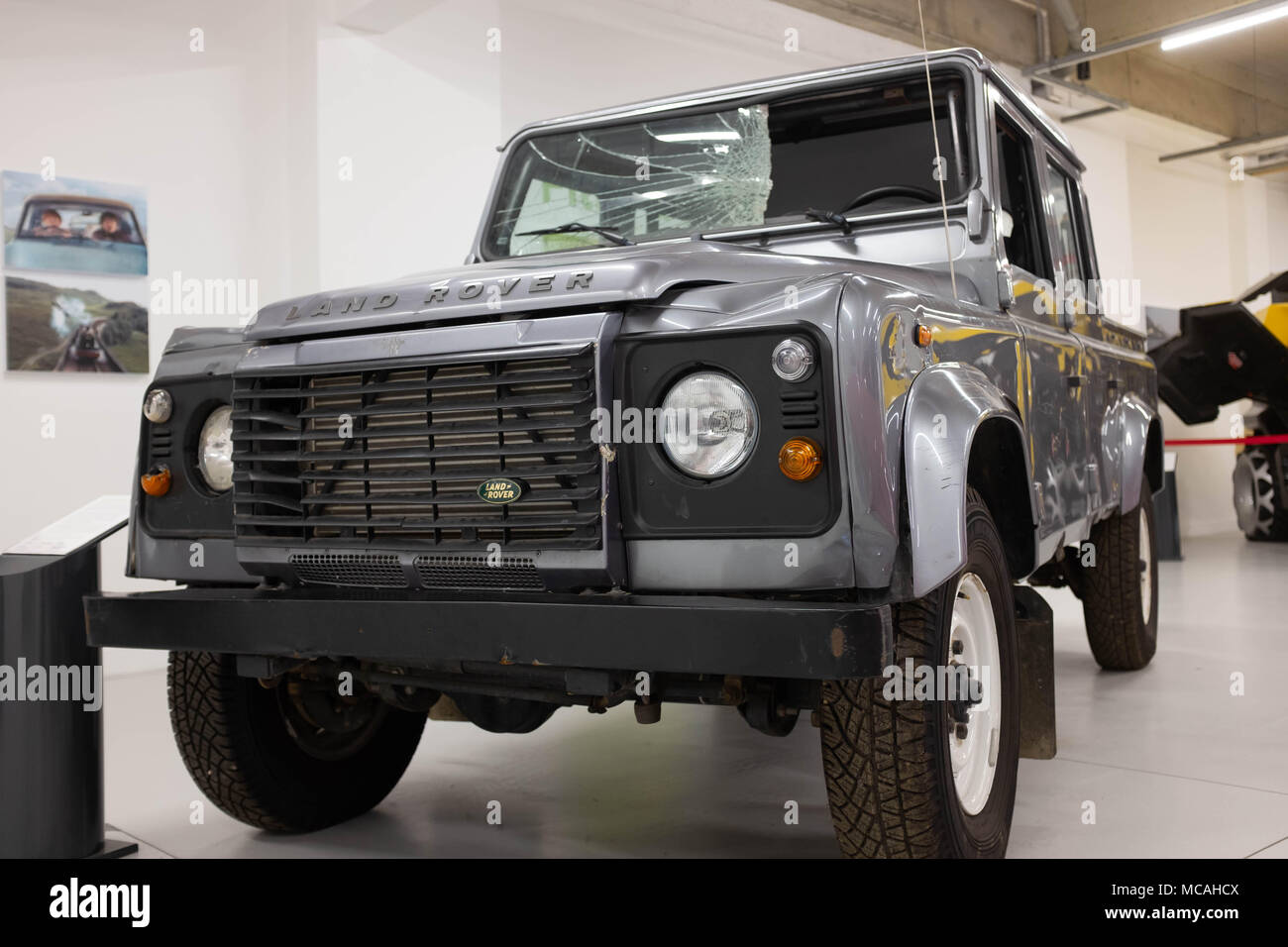 2012 Land Rover Defender à partir de Skyfall Banque D'Images