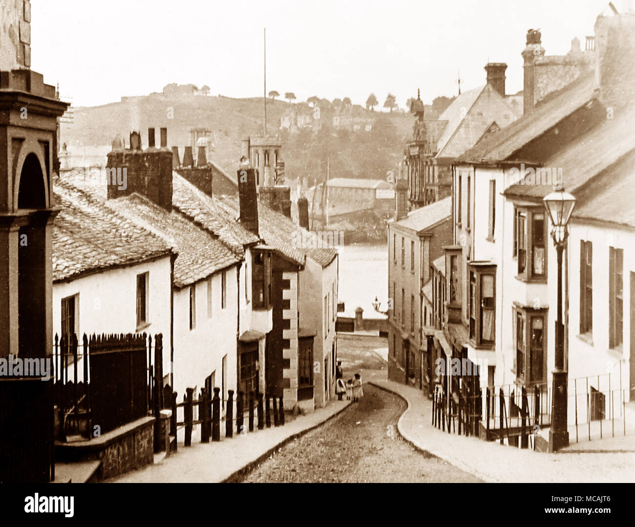 Bideford, Devon, début des années 1900 Banque D'Images