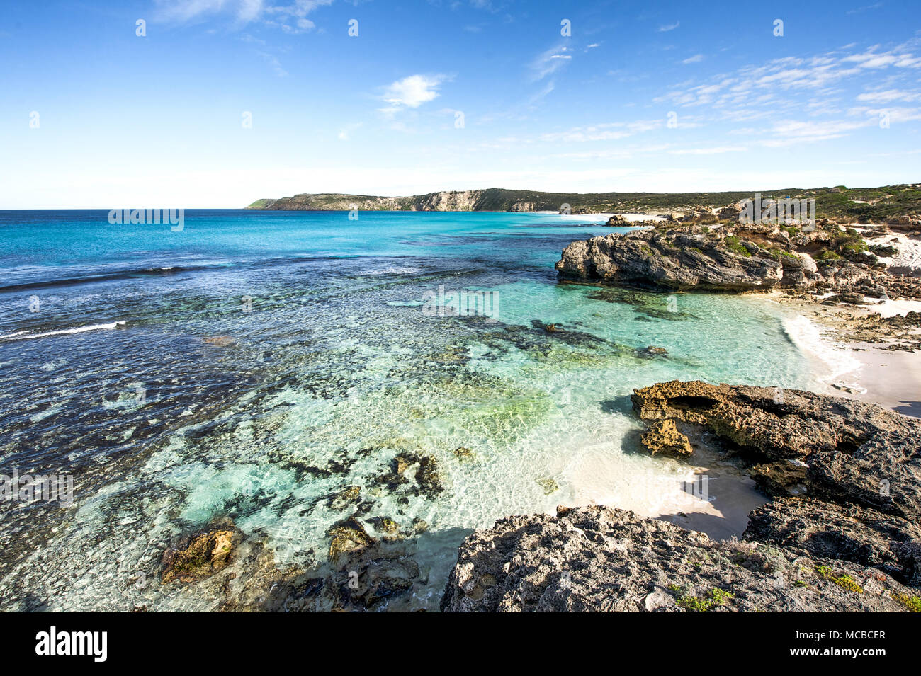 L'Australie : Photo d'une des belles plages de l'île Kangourou Photo : Alessandro Bosio/Alamy Banque D'Images