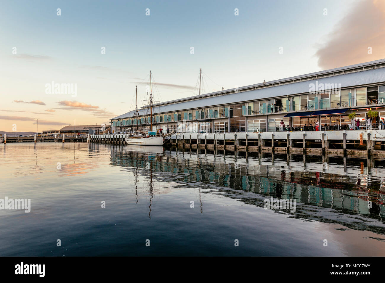 Quai Franklin, Hobart, Tasmanie, Australie Banque D'Images