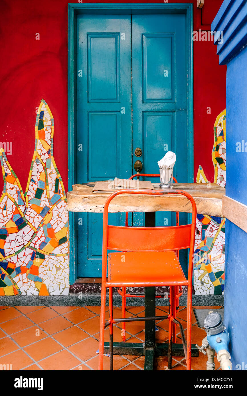 Boutiques dans Kampong Glam, Singapour Banque D'Images