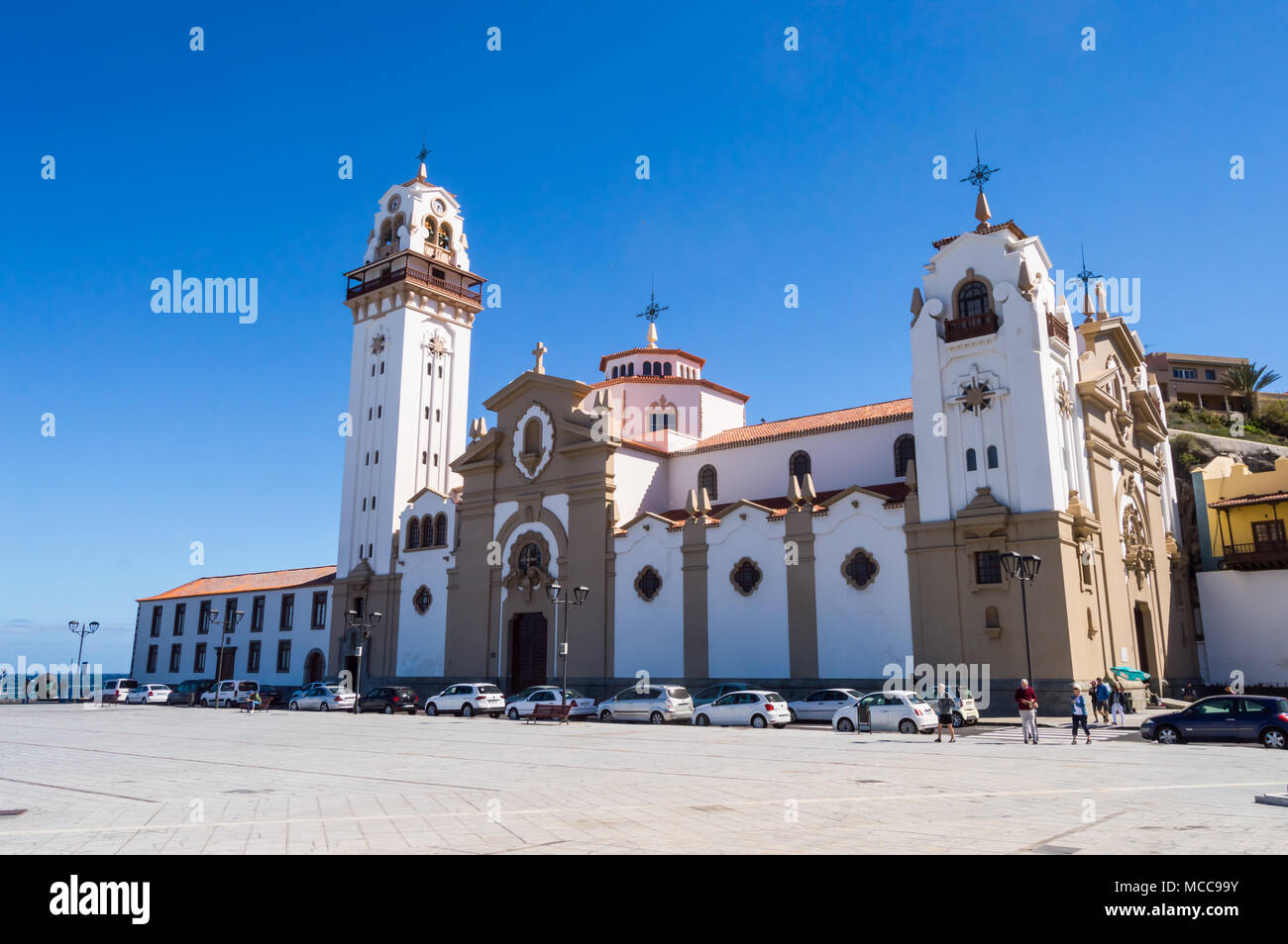 Basilique de la vierge noire Candelaria sur l'île de Tenerife en Espagne Banque D'Images