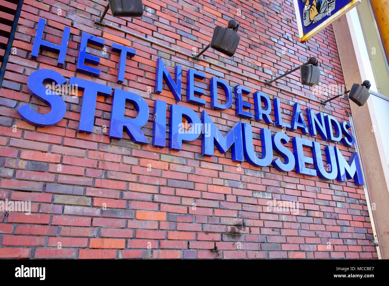 Het Nederlands Stripmuseum, (le dessin animé/BD) Musée de Groningue, Pays-Bas Banque D'Images