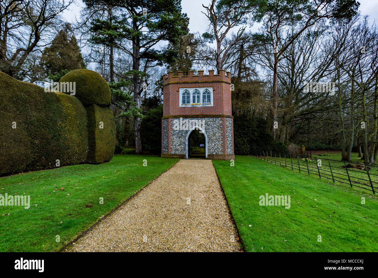 Doddington Place Gardens Banque D'Images