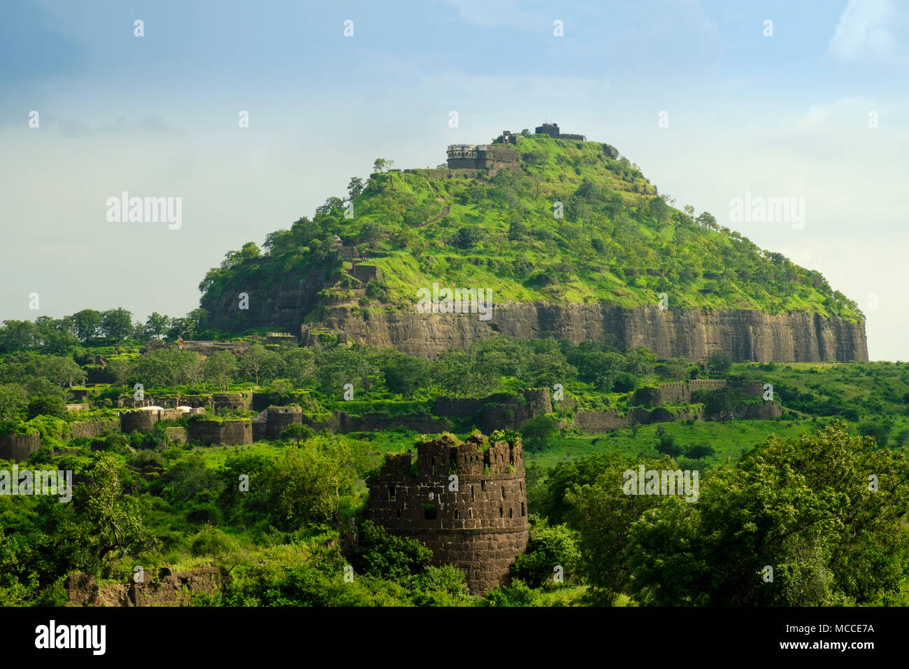 Daulatabad Fort Devagiri ou dans le Maharashtra, de Marathwada Banque D'Images
