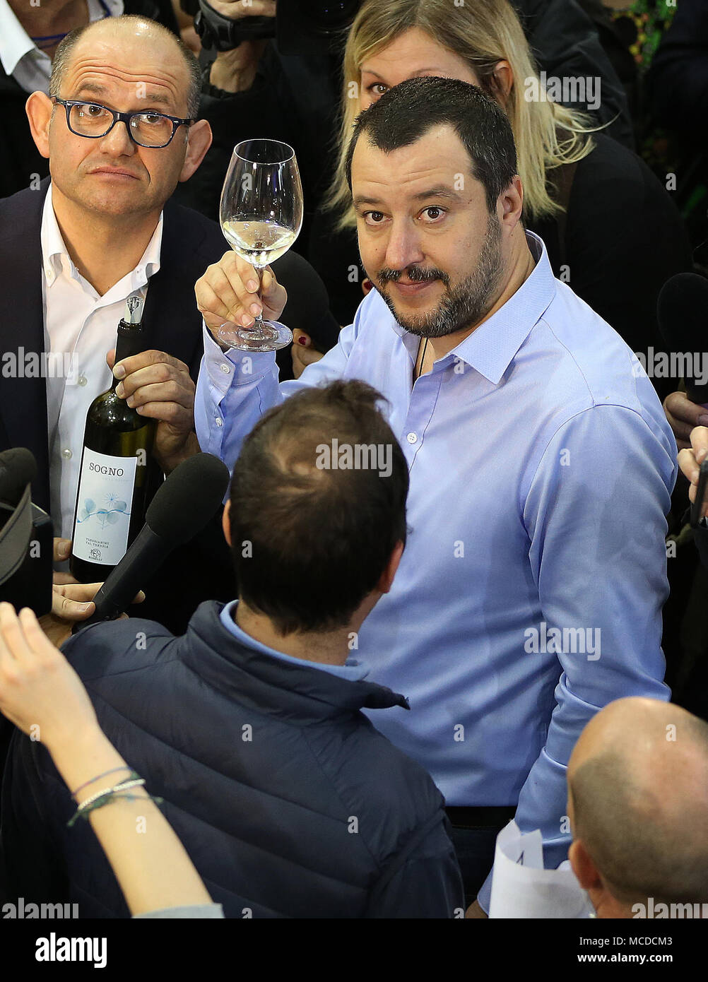 PHOTOPRESS Vinitaly 2018, Vérone Matteo Salvini Banque D'Images