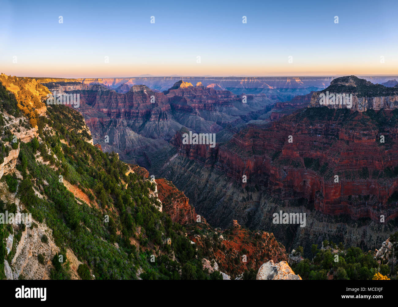 Le Parc National du Grand Canyon, Arizona USA Banque D'Images