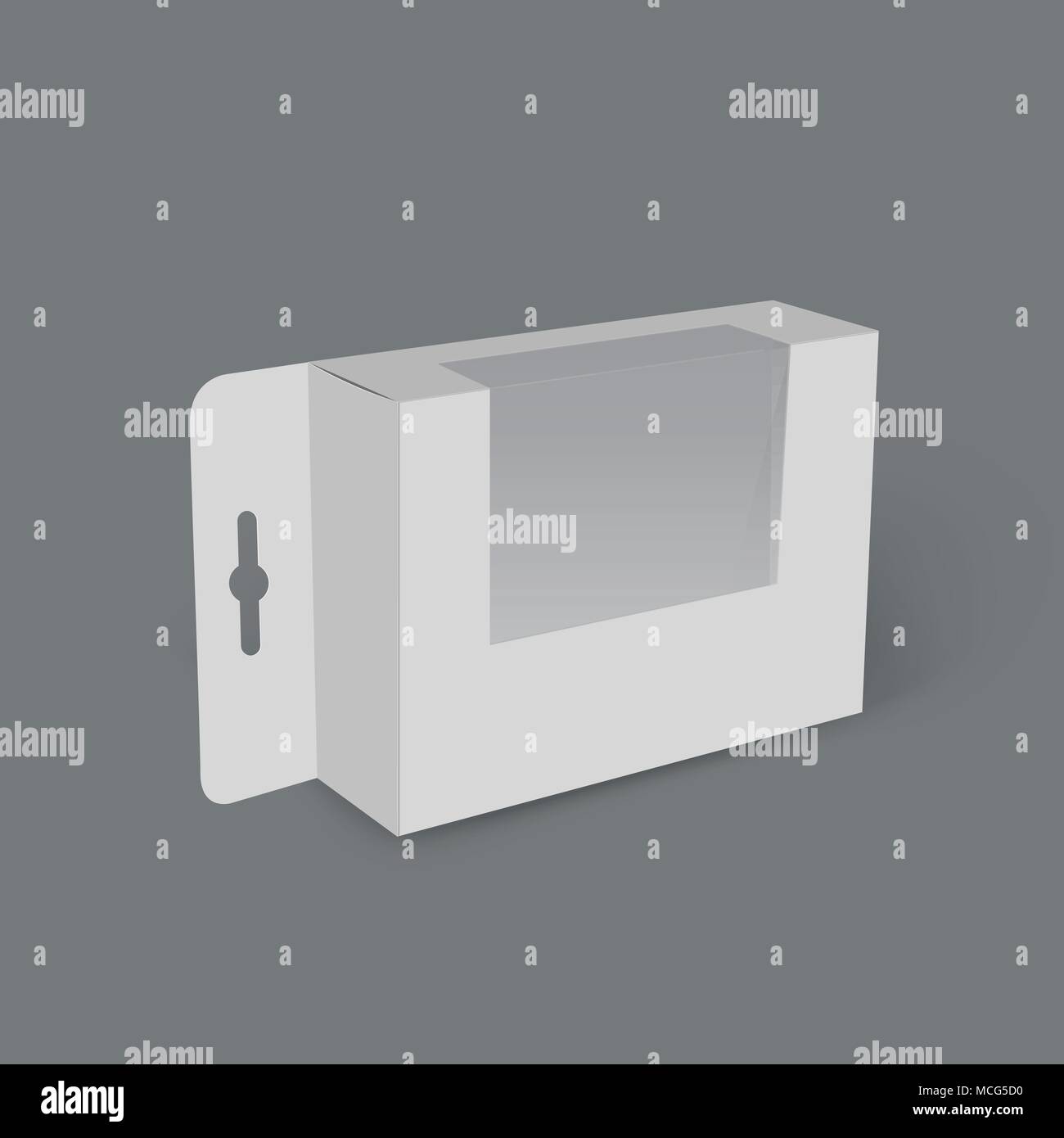 Plateau vide fort avec l'onglet Support, modèle produit des maquettes prêtes pour votre design et publicité. Illustration de Vecteur