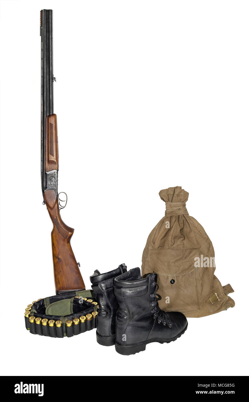 Ensemble de munitions de chasse Banque D'Images Ensemble de munitions de chasse Banque D'Images
