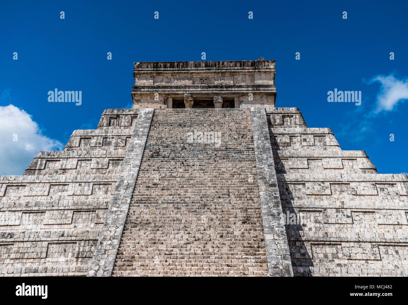 El Castillo de Chichen Itza, Mexique Banque D'Images