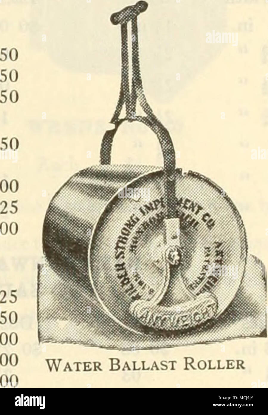 . L'eau de ballast de truelles à rouleaux. Cuisine américaine, de 6 pouces Dreer truelle. La truelle le plus apprécié par les professionnels. Modèle anglais, 6 pouces, 75 cts. ; 7 pouces cambrion d'acier, la lame extra-lourde est plat et exceptionnellement forte. 25 80 80 80 camions. Combinaison camion, baril d'eau et de feuilles, en rack complet avec 2j pouces pneus 3800 une combinaison très pratique, comme les parts sont amovibles et facilement ajusté. Les tonneaux avec les tourillons attachés peuvent être captés par simplement montée et descente du chariot poignées. Le poids est réparti également sur les essieux. Camion, châssis et roues seulement 1550 Canon à tourillon, $9.50 ; Fort, 6,25 $ Banque D'Images