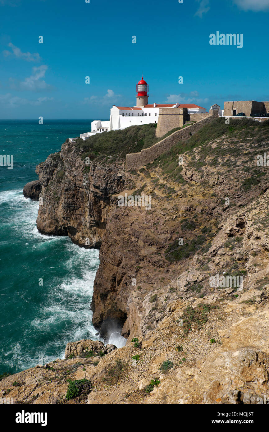 Phare du cap saint vincent Banque de photographies et d’images à haute résolution Alamy