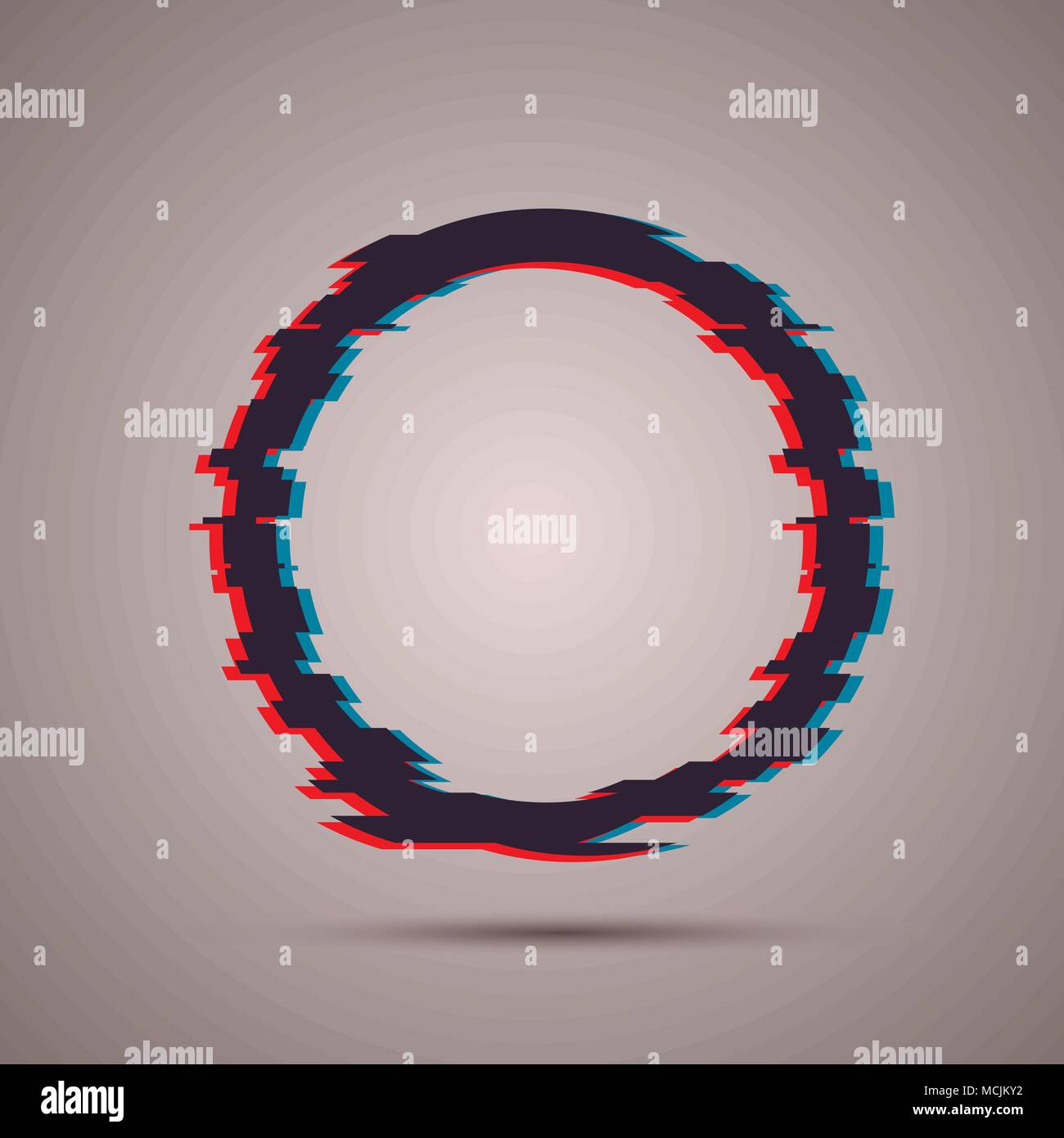 Vector image futuriste avec effet glitch. Modèle moderne pour la conception de la page couverture et immersive de marque. Illustration de Vecteur