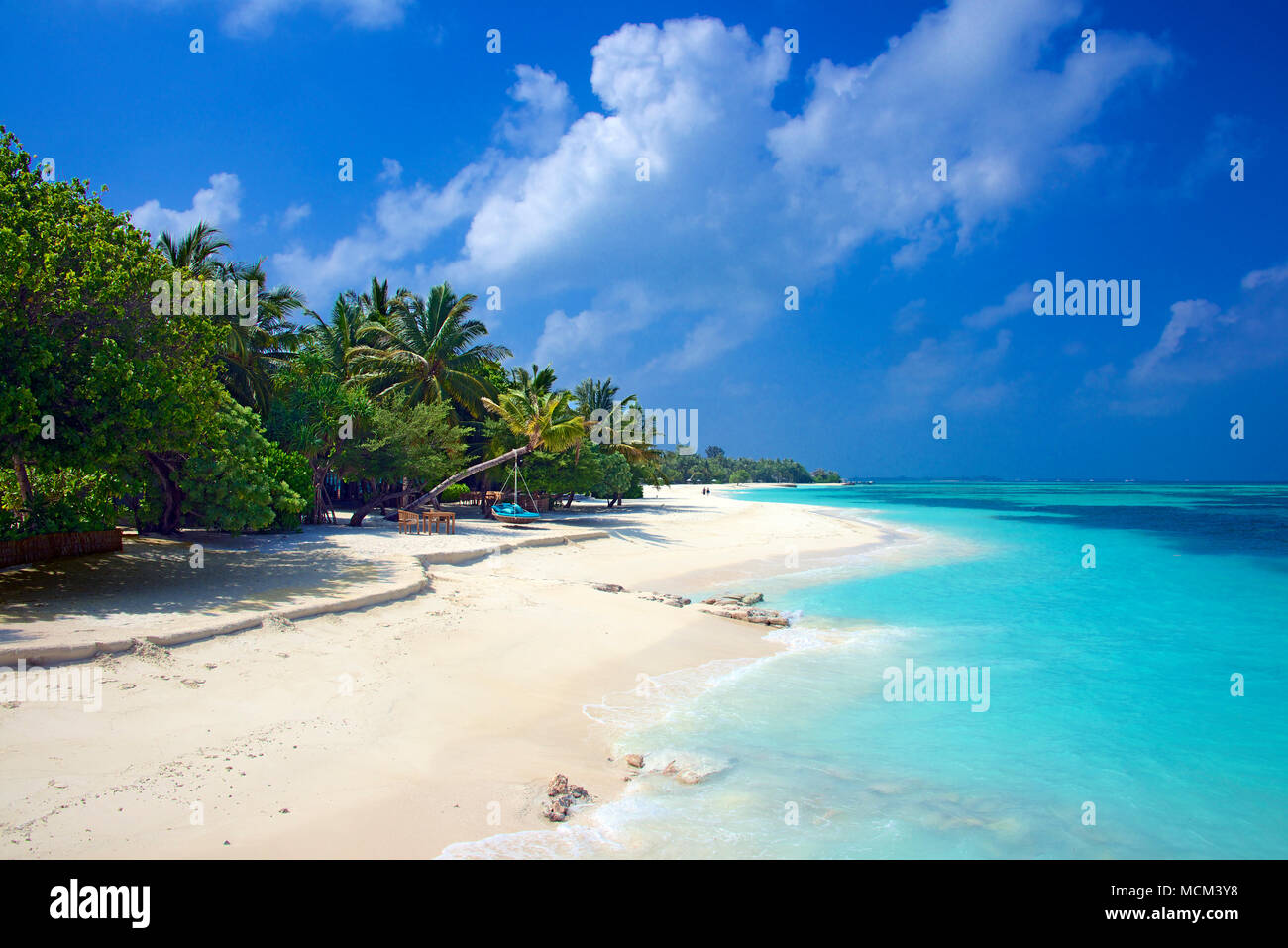 South Ari Atoll Maldives Banque D'Images
