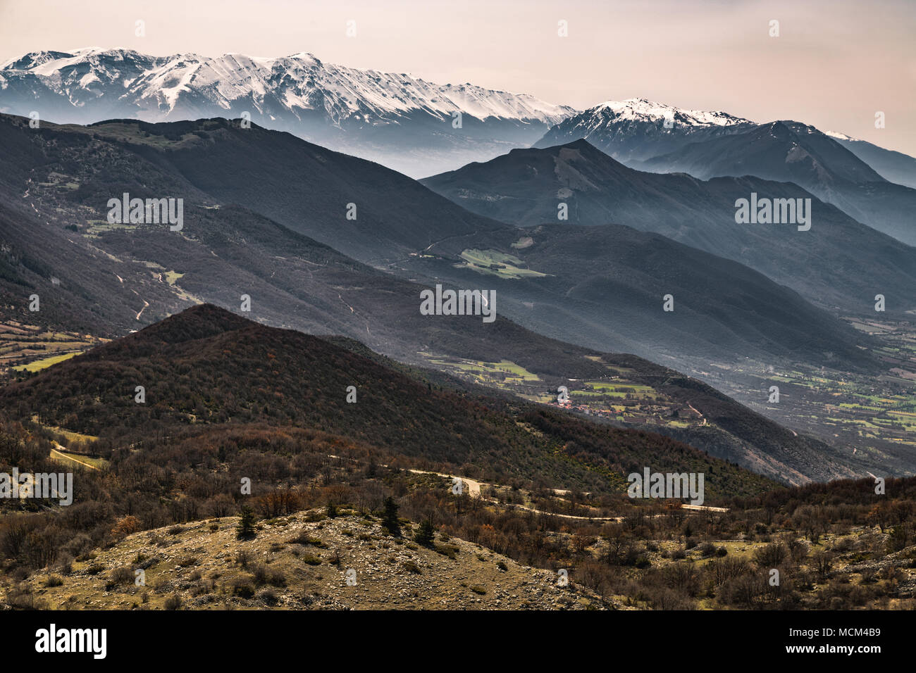 La Majella, montagnes des Abruzzes Banque D'Images