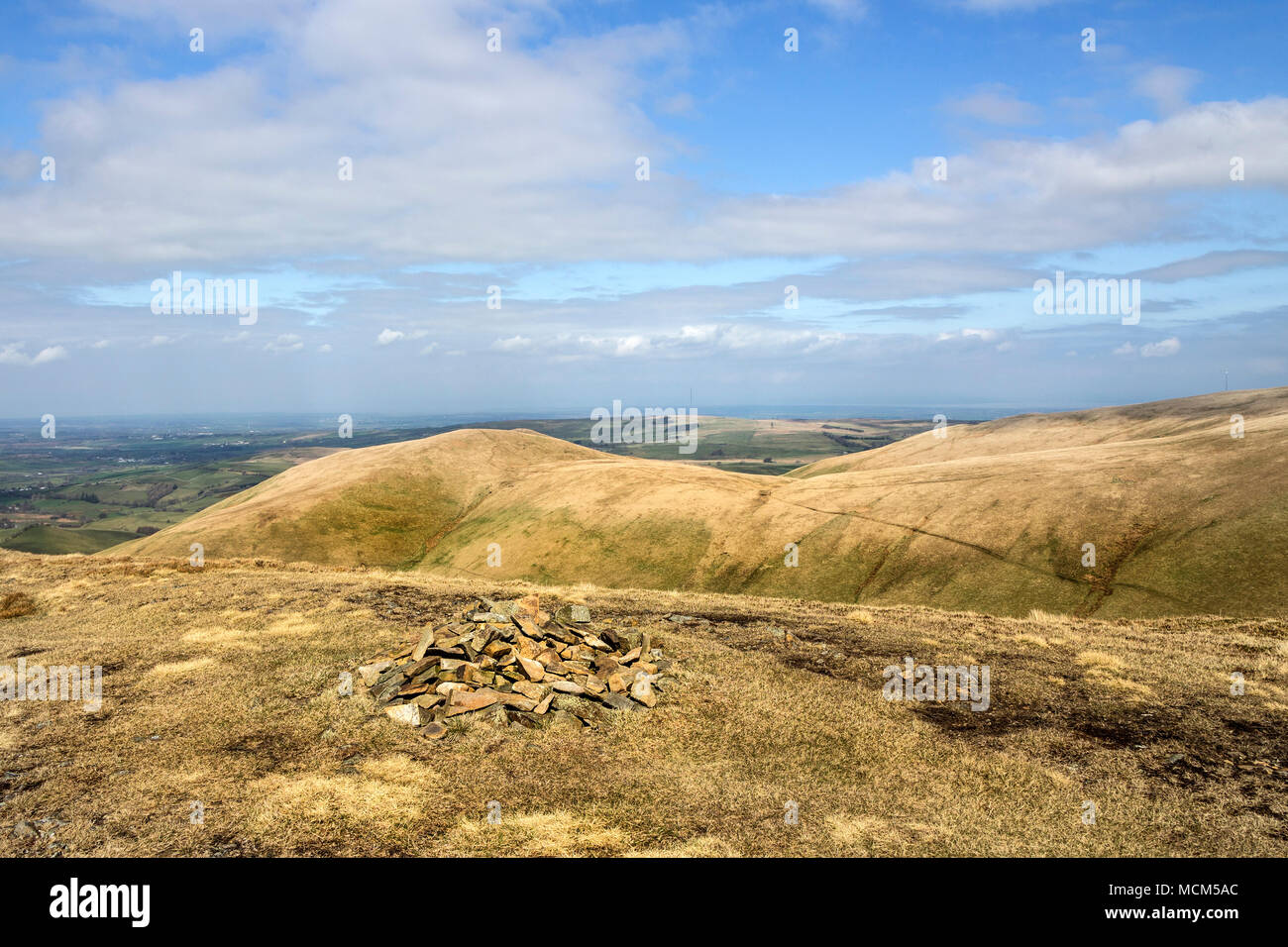 Le Sommet est passé de Longlands Repas de Fell, Uldale Fells, Lake District, Cumbria, Royaume-Uni Banque D'Images