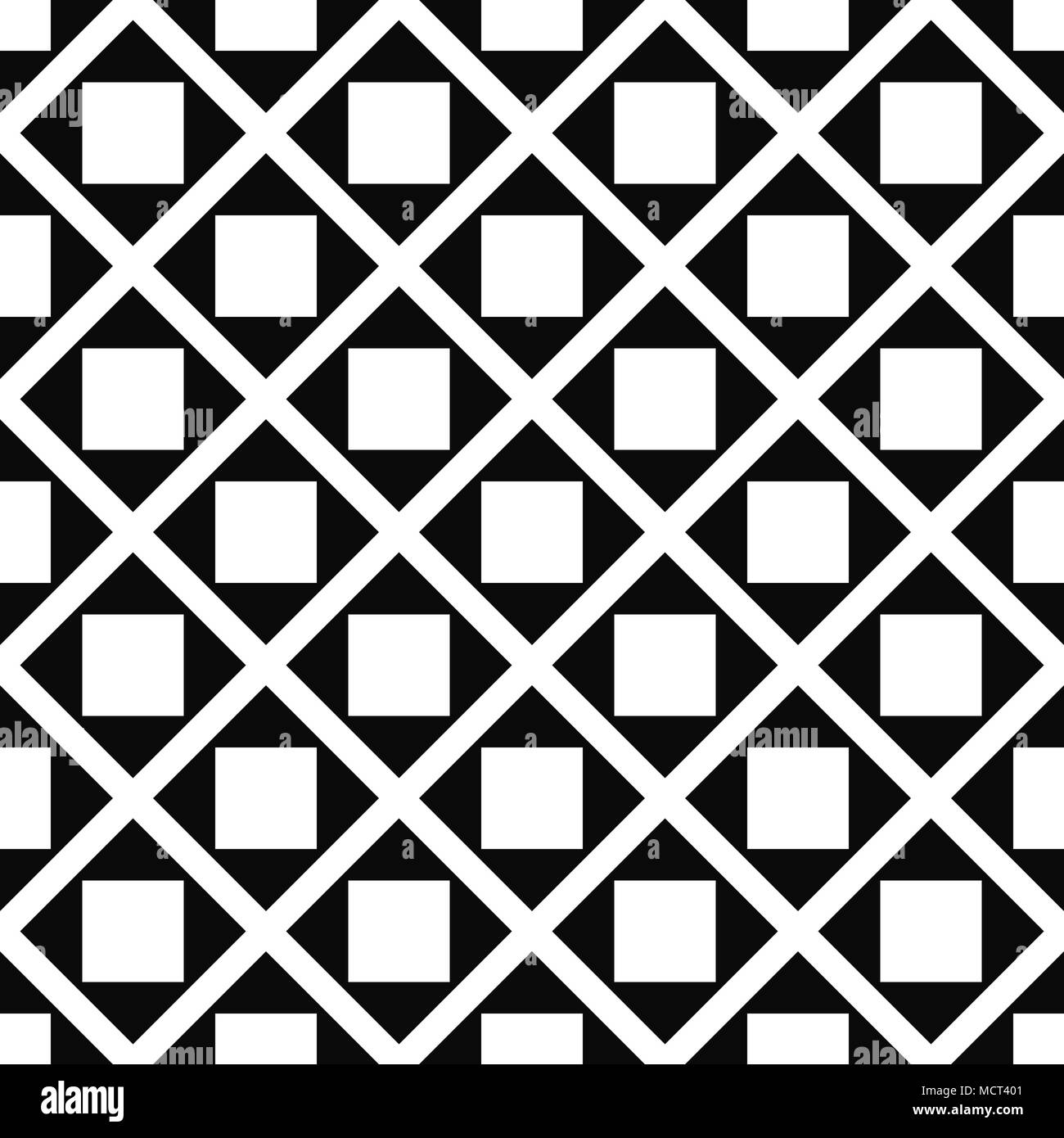 Abstract pattern design carré monochrome Illustration de Vecteur