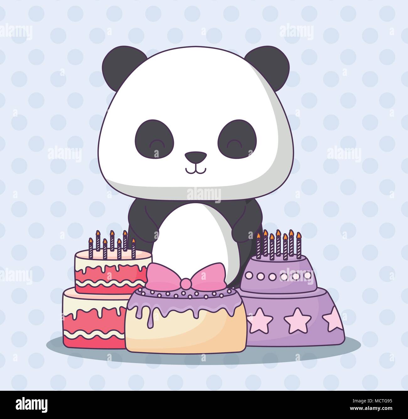Ours Panda Mignon Avec Des Gateaux D Anniversaire Sur Fond Bleu Design Colore Vector Illustration Image Vectorielle Stock Alamy Ours Panda Mignon Avec Des Gateaux D Anniversaire Sur Fond Bleu Design Colore Vector Illustration Image Vectorielle Stock Alamy
