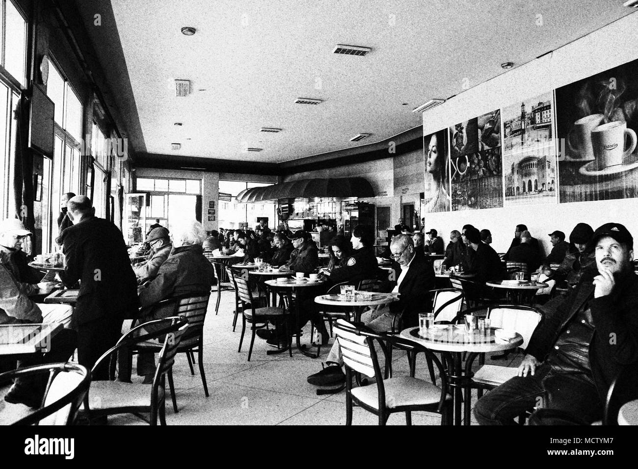 Cafe Francais Banque D Images Noir Et Blanc Alamy