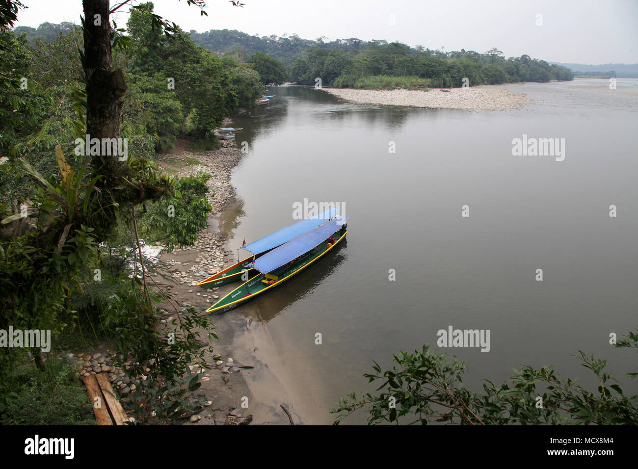 L'ONAP Rioa à Misahualli Equateur Banque D'Images