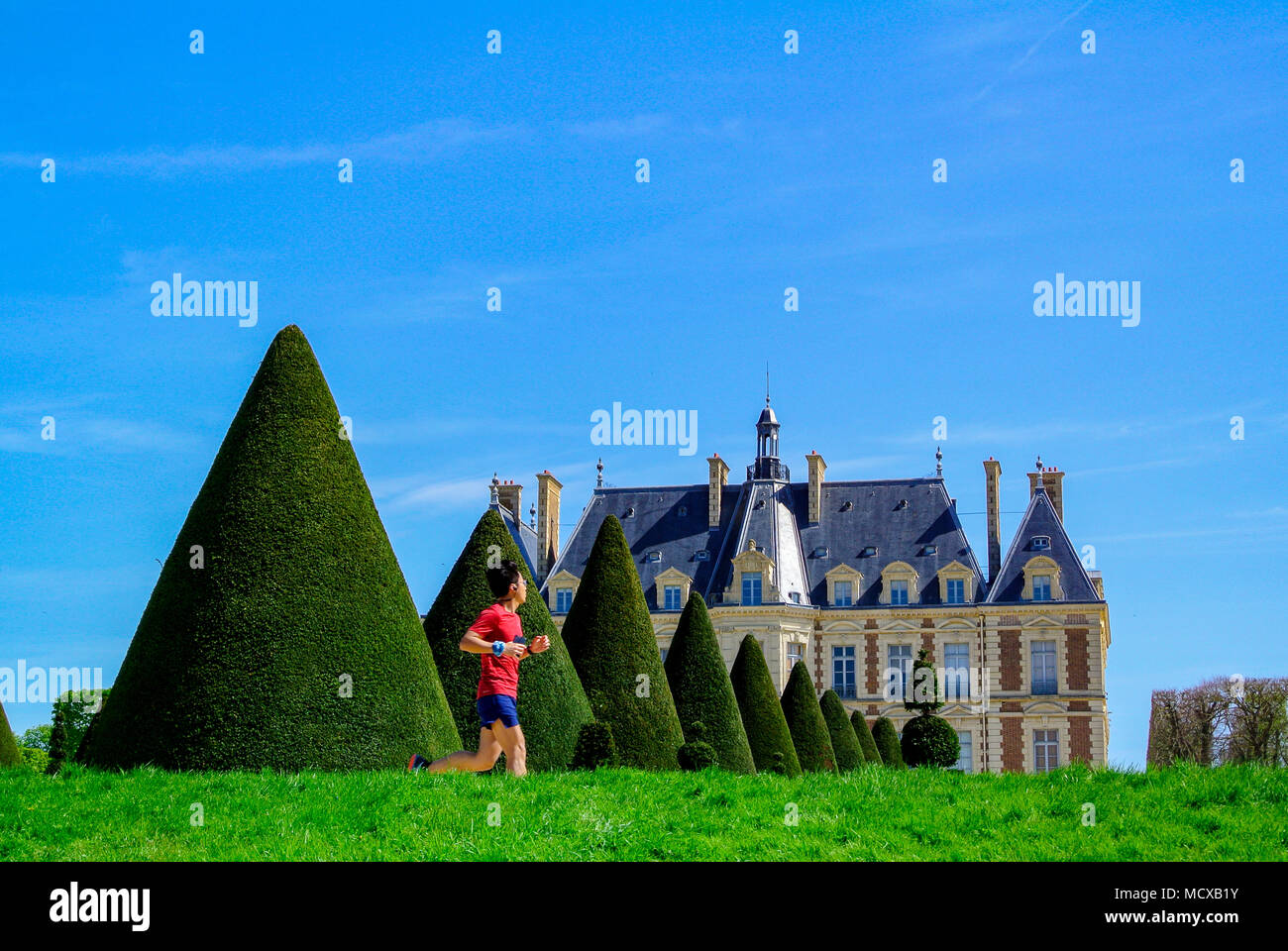 Parc de Sceaux, Antony, France Banque D'Images