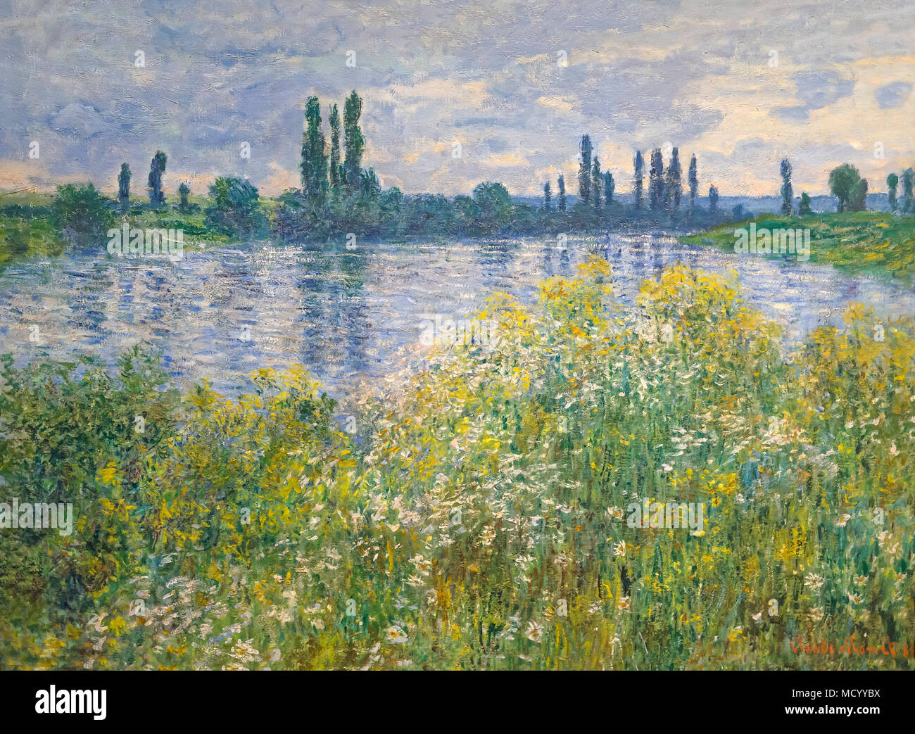Claude monet la seine à vétheuil Banque de photographies et d’images à ...