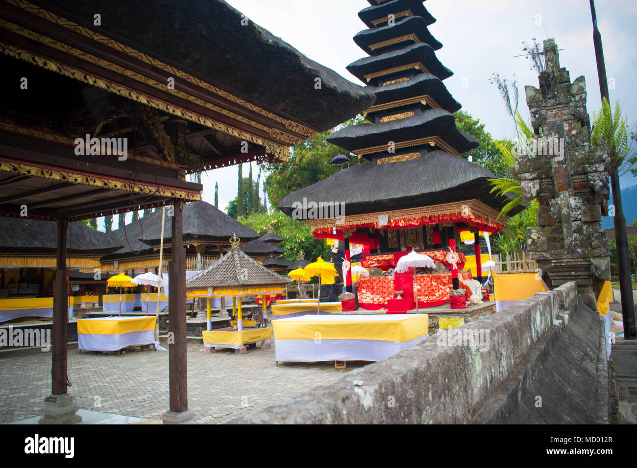 Pura luhur Bali Indonésie Banque D'Images