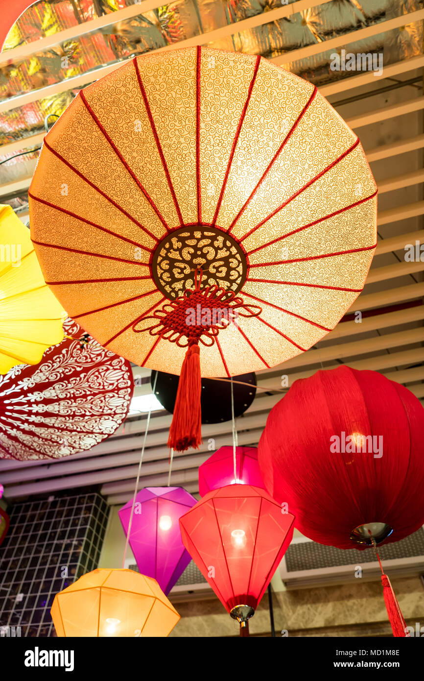 Lanterne Tradition de la Chine dans le Nouvel An chinois Banque D'Images
